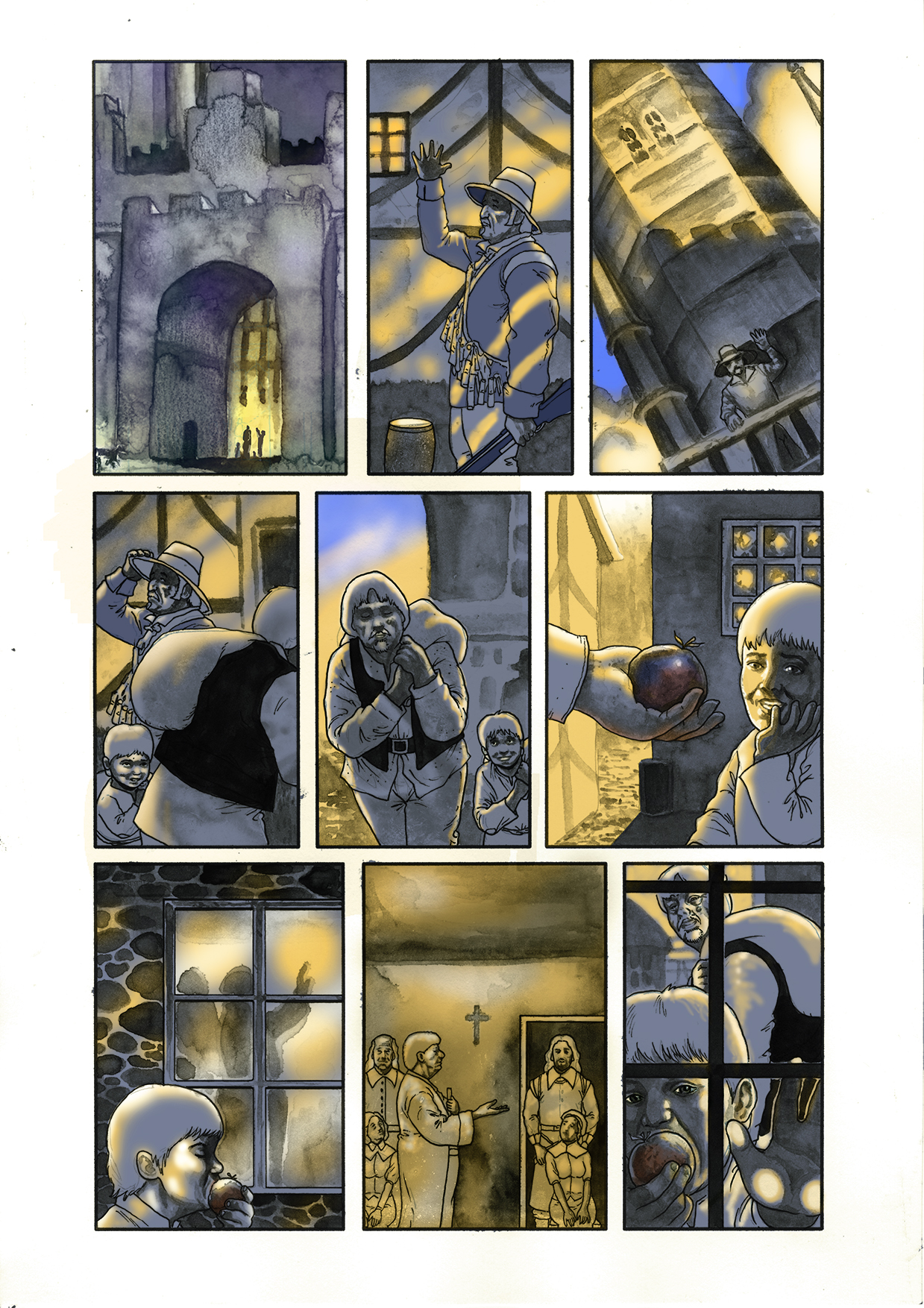 Comics Tag! Artworks Al Davison's Comic Art Studio