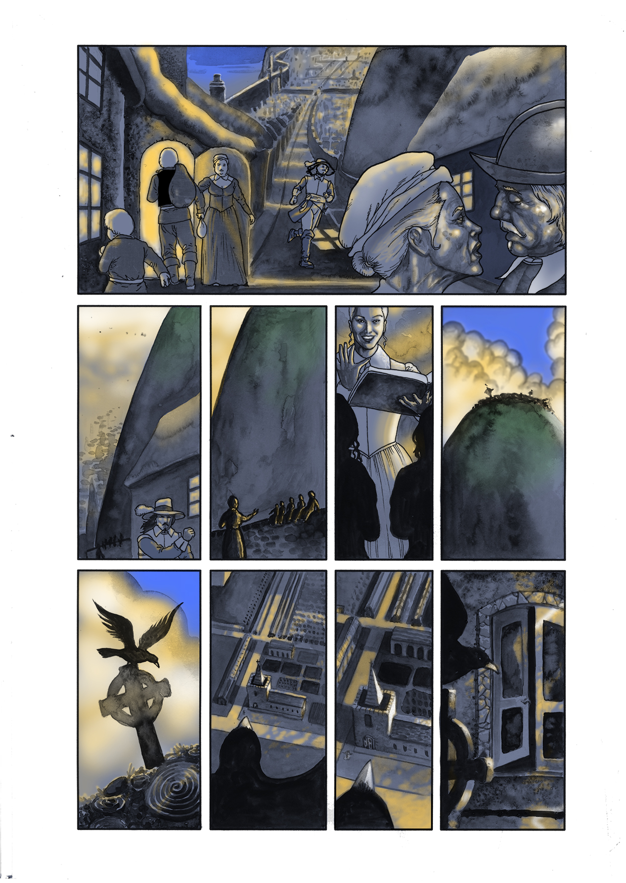 Comics Tag! Artworks Al Davison's Comic Art Studio